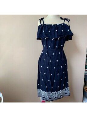 A:glow Embroidered Off The Shoulder Dress